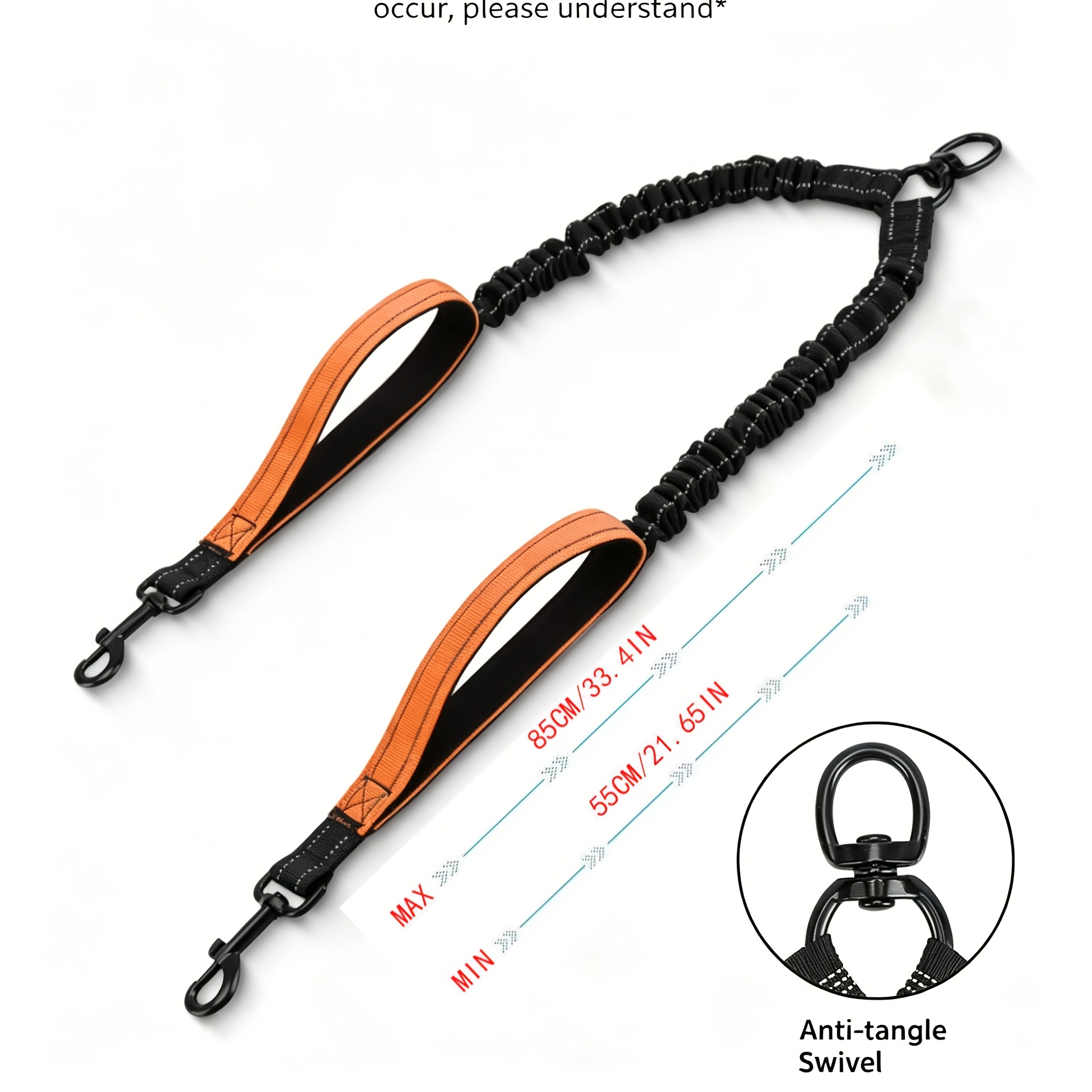 High-Elasticity Dog Leash with Sponge Handle