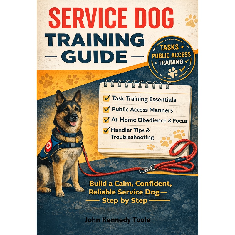 Service Dog Training Guide: A Step-by-Step Program to Train Your Dog for Service, Emotional Support, Everyday Assistance, and Building a Stronger Bond Together