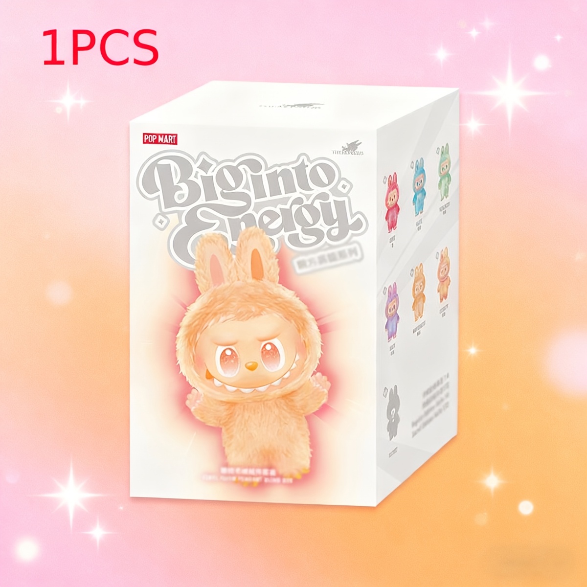 TEMU Labubu (big Into Energy) Single-pack - Perfect For Holiday Gifts And Personal Collections