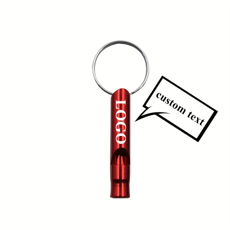 Customizable Aluminum Alloy Outdoor Survival Whistle