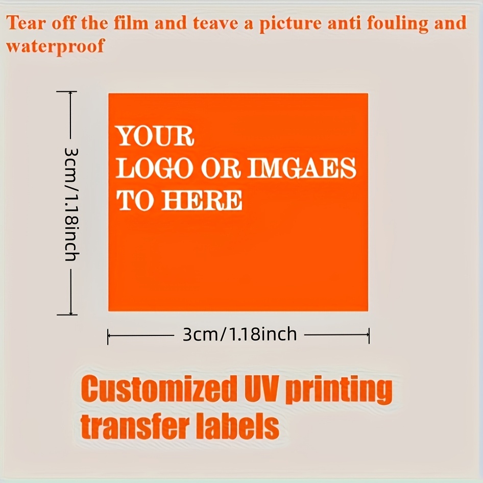 TEMU 3d Crystal Transfer Stickers, Golden Hot Foil Customizable Sizes 1.18in/1.97in, Using Paper, Suitable For Business Logos, Wedding Names,