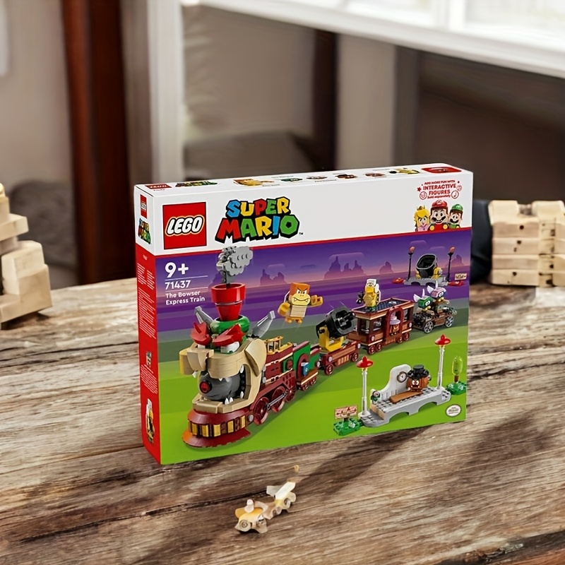 Building Block 71437 Super Mario The Bowser Express Train Toy Set, Nintendo Boys, Girls, And Gamers Birthday Gifts, Children's Mario Toys
