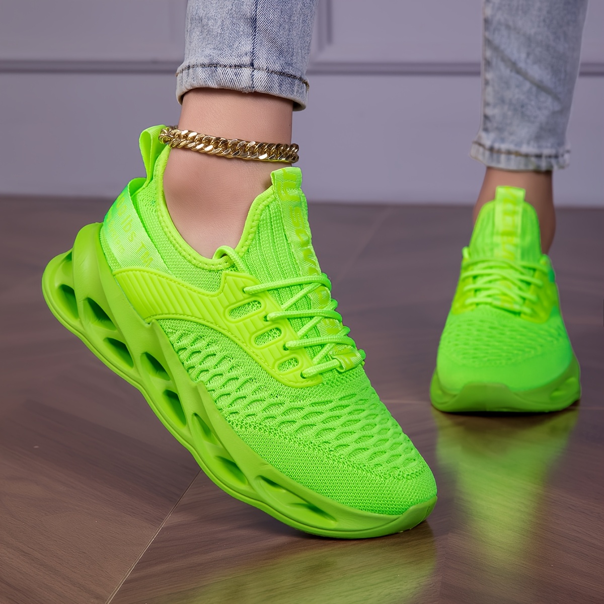 Sports Shoes Neon Green Tennis Shoes Womens Women's Neon Green