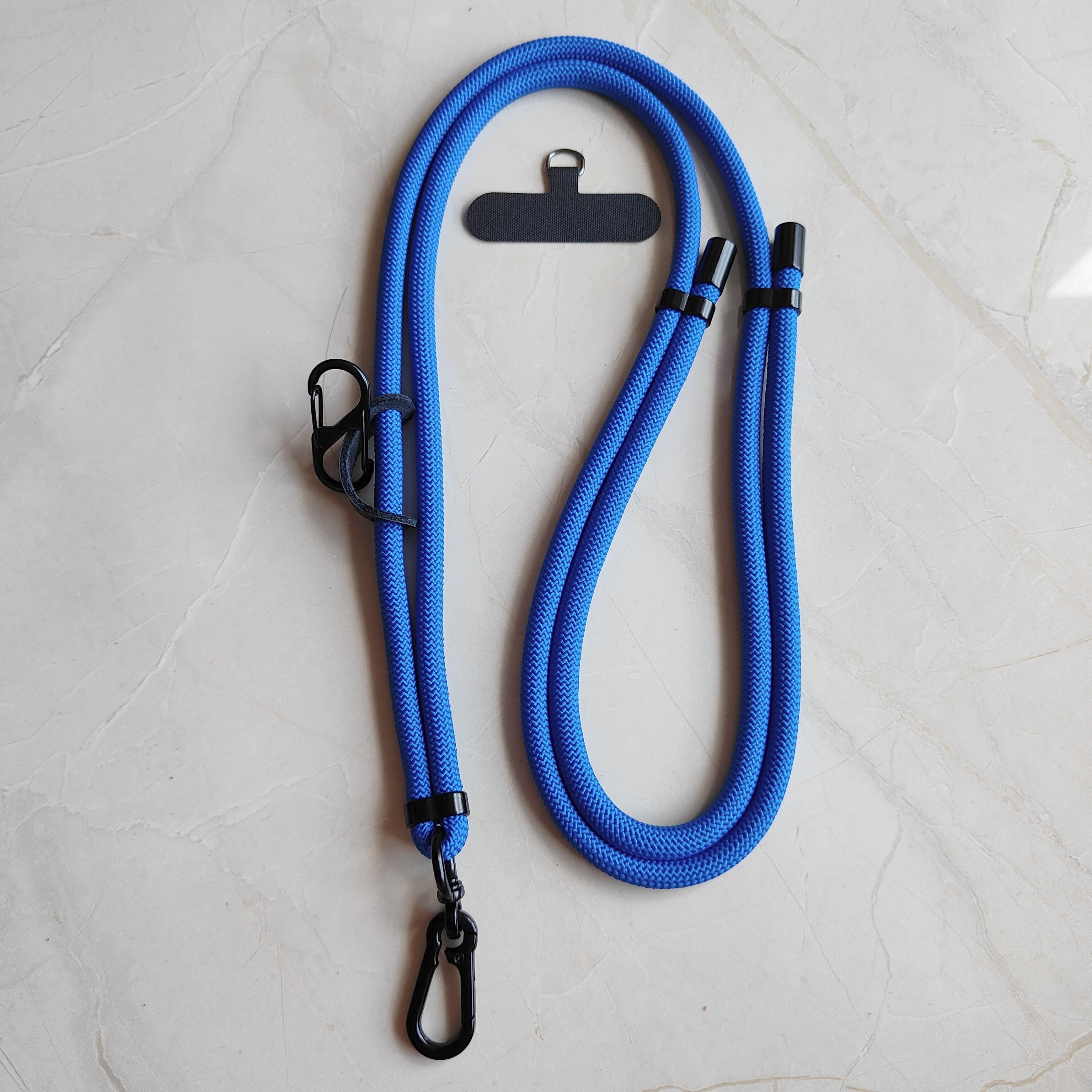 Image of 150cm Adjustable Sports Thick Rope, Worn Crossbody Or Around The Neck, Anti-drop And Anti-theft, Durable And Creative High-end Phone Lanyard With Connector Piece And S Hook