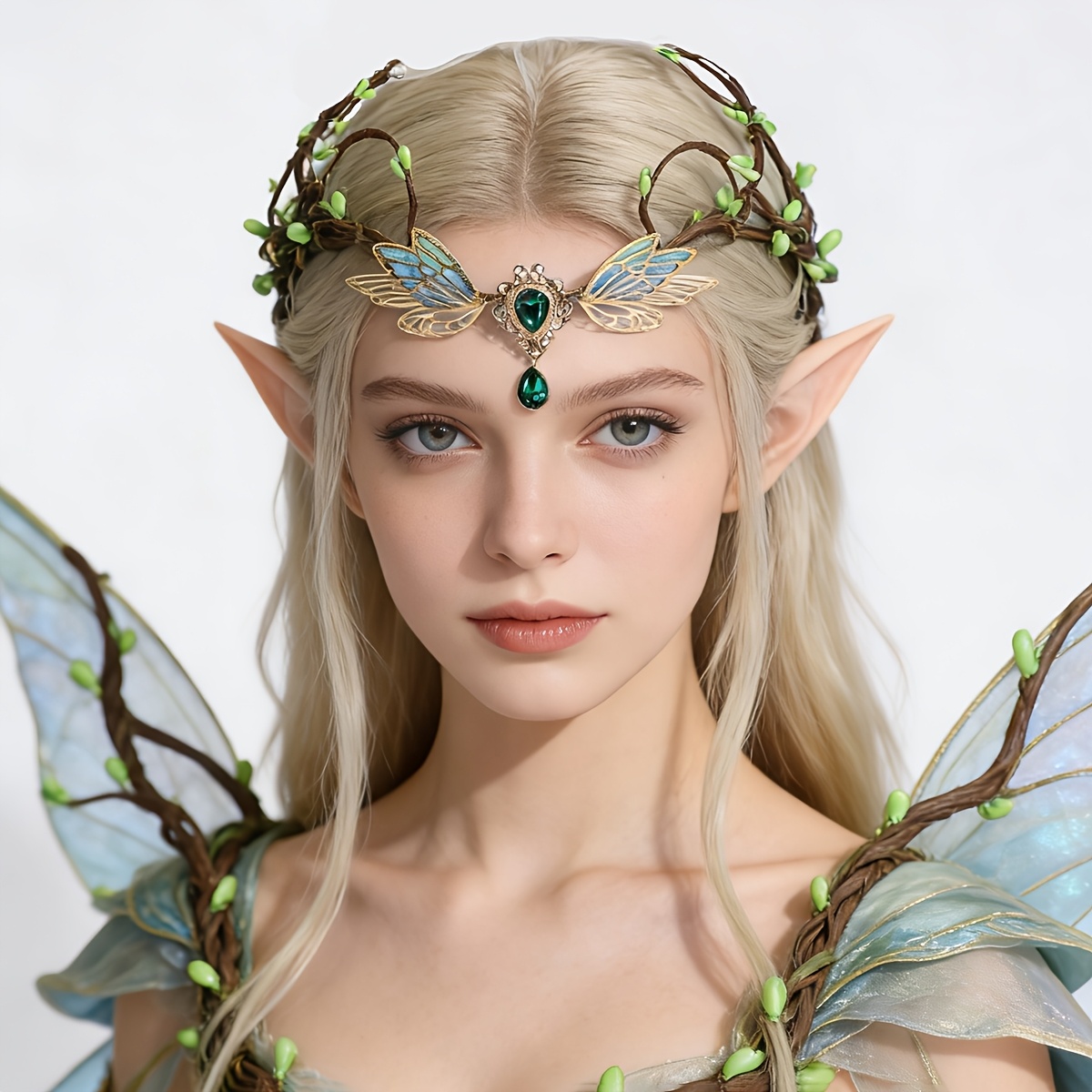 Fairy Bindi Ancient Style Hair Additions with Butterfly Design
