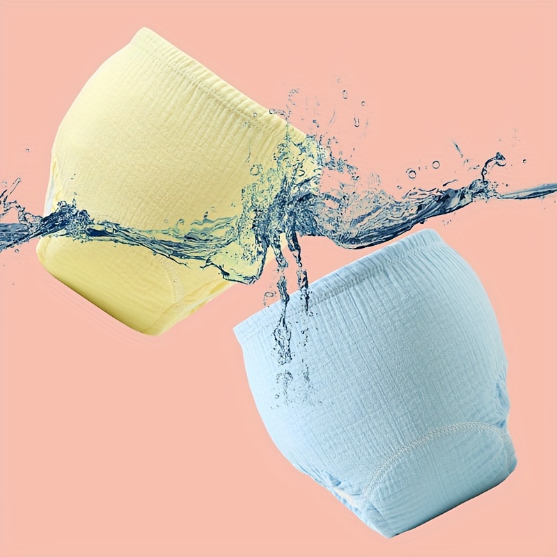   soft gauze potty training pants waterproof leak proof diaper underwear with   indicator for   details 3