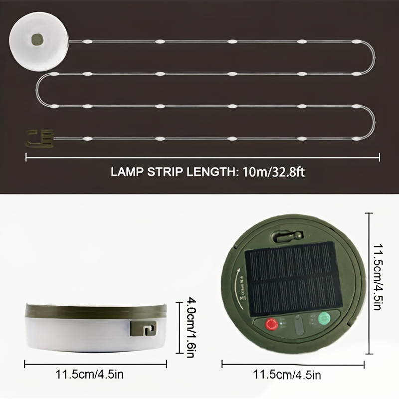 solarbetriebene camping lichterkette 33ft(10m) märchen