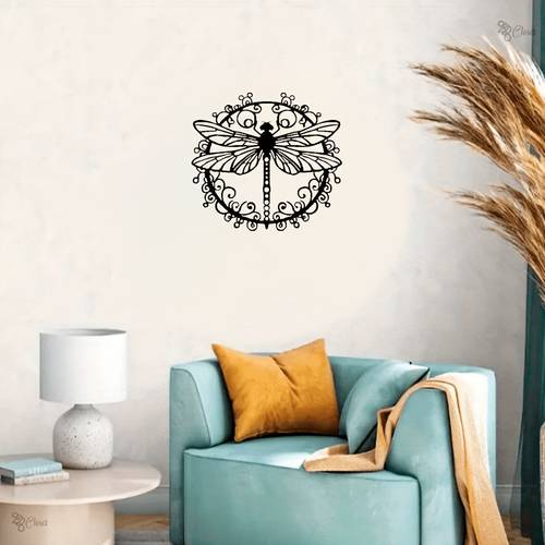 1pc dragonfly metal wall decor garden decoration dragonfly sign courtyard dragonfly art wall decoration dragonfly gift exquisite gift for mom suitable for office living room bedroom patio aisle caf and bar