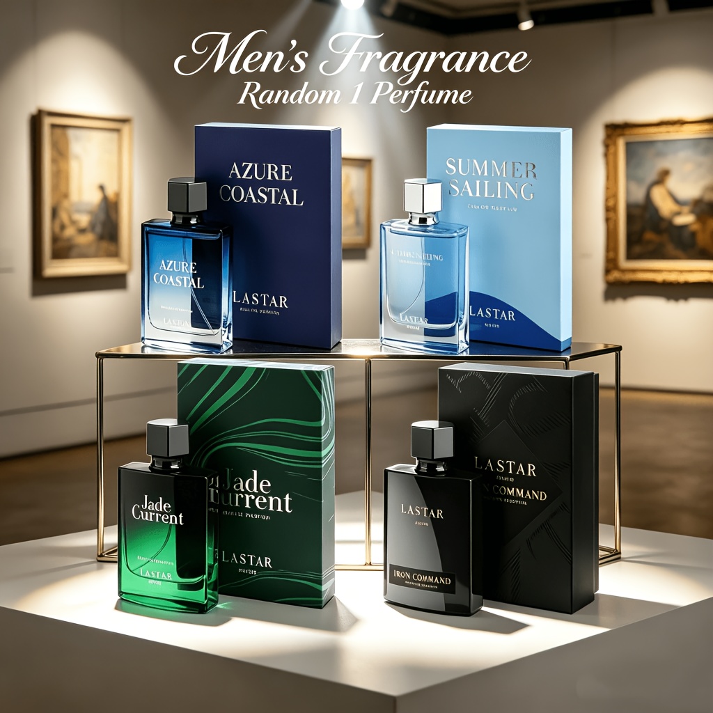 TEMU 1 Bottle Of Surprise Random Perfume 50ml | Men's Aromatic Eau De Toilette, Black Soap And Sandalwood, , Wooden And Aquatic Scent, Unique And