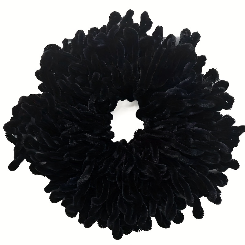 1pc Women's Crochet Base Head Flower Indonesian Scarf Accessory Ethnic Base Hat Hair Accessory Hair Tie Solid Soft Decorative Hair End