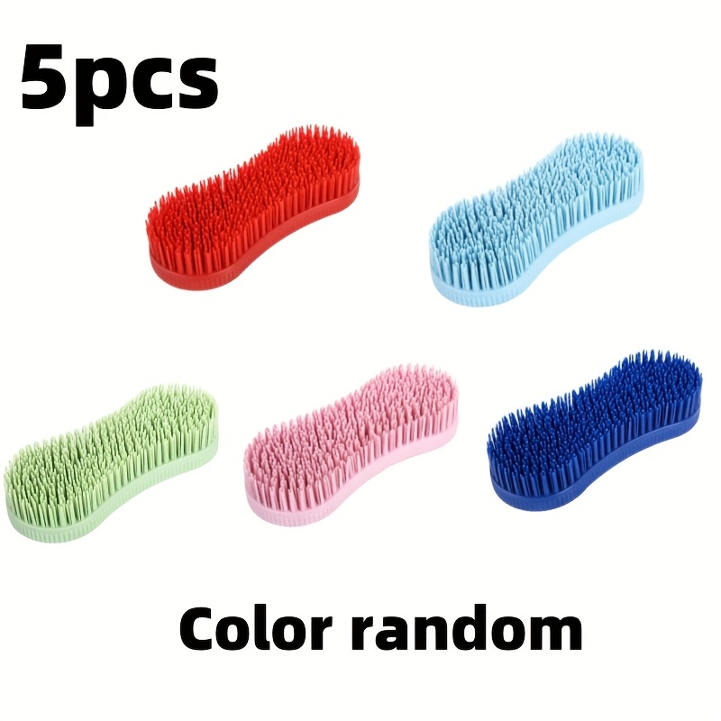 5pcs Random Color Horse Grooming Brushes, Horse Cleaning Brush, Convenient Use, Durable