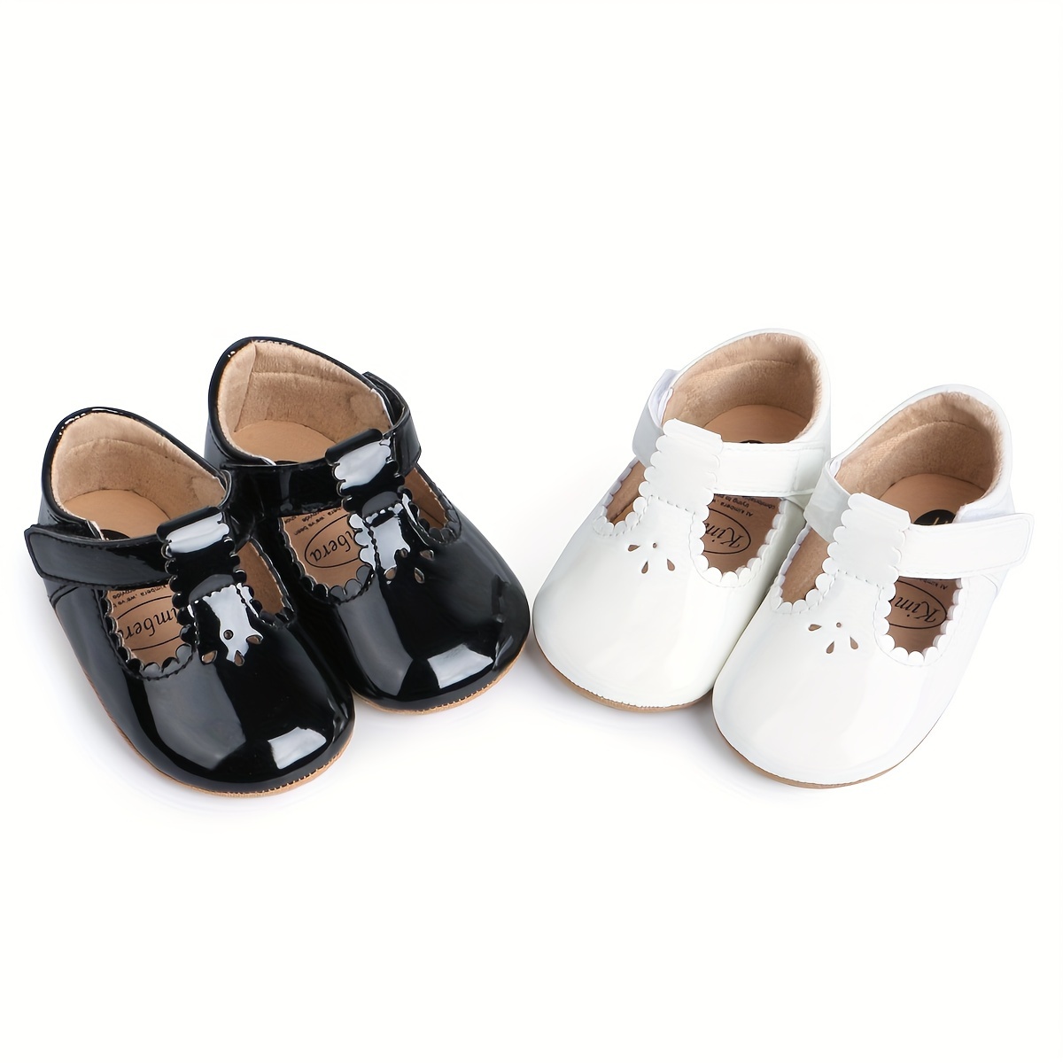 

Trendy Cute Solid Color Jane Shoes For Baby Girls, Lightweight Non-slip Walking Shoes For Spring And Autumn