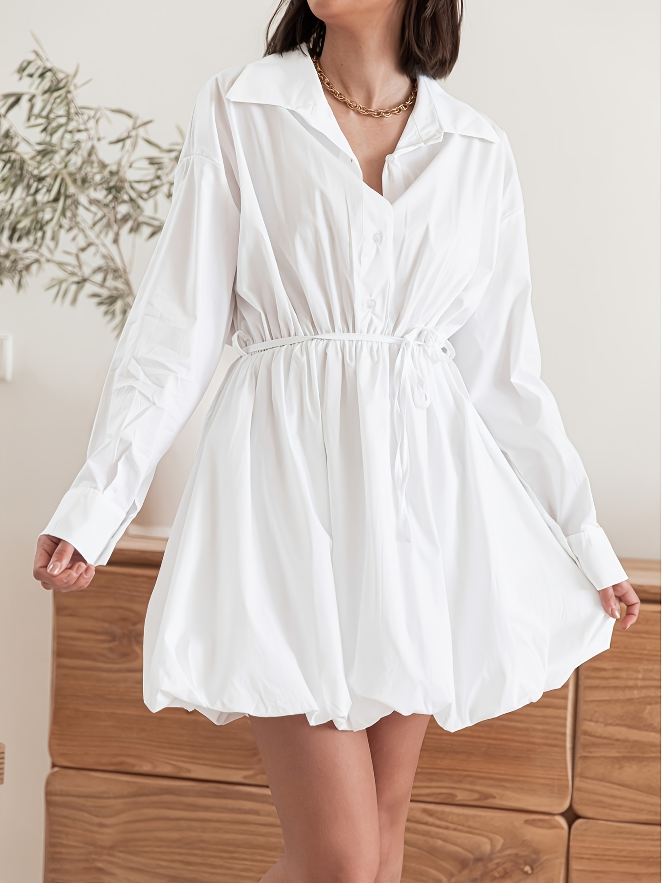 long sleeve short white dress plus size Puff Sleeve Dresses | Shop Women's Balloon Sleeve Dress