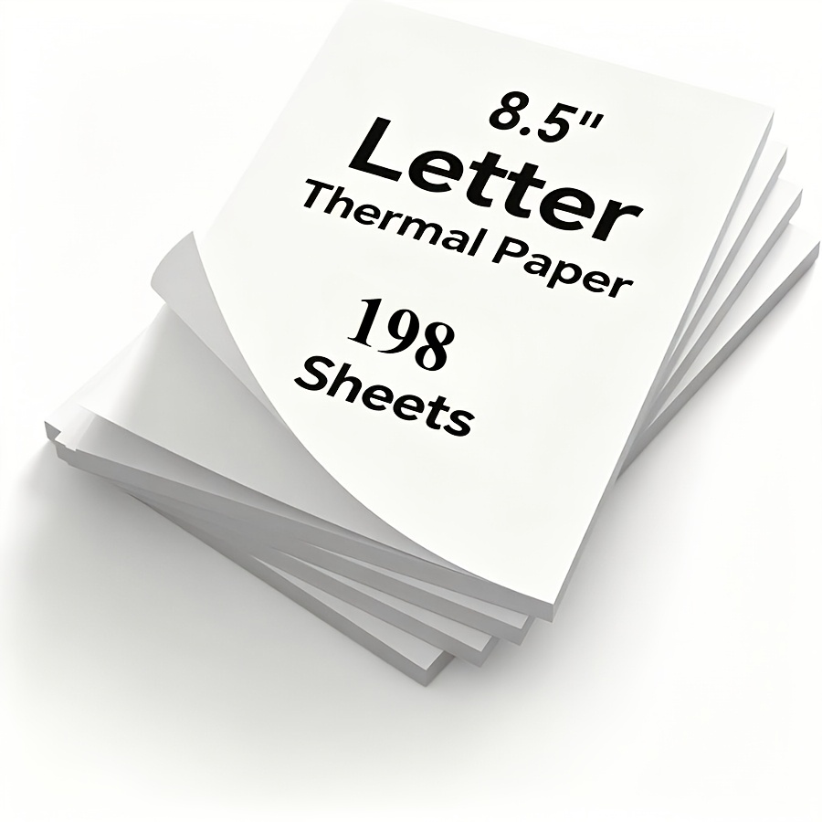 TEMU This Product Contains 198 Sheets Of Instant Thermal Paper Designed For Use With Portable Printers. The Paper Is Compatible With A4/letter-size