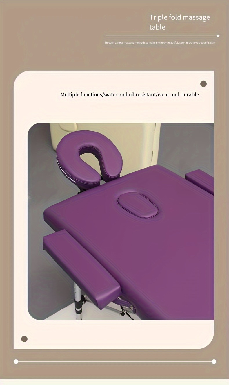 Mesa de Masaje Plegable Portátil y Cama para Extensiones de Pestañas, Tatuajes y Spa Facial - Cama Ligera de Altura Ajustable con Montaje Rápido, Ideal para Salones de Belleza y Equipos de Spa (Sin Ensamblaje Complejo)