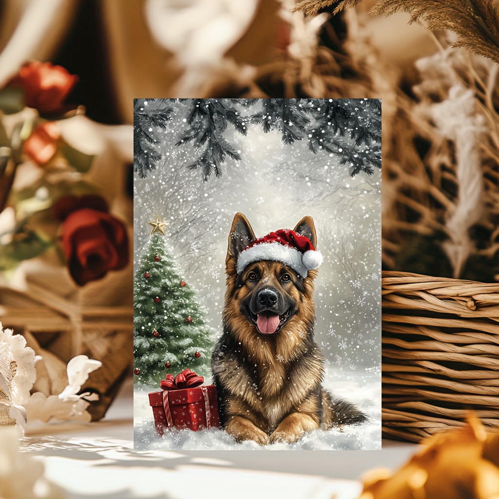 

1pc Personalized Christmas Greeting In Hat - -, , Recipients