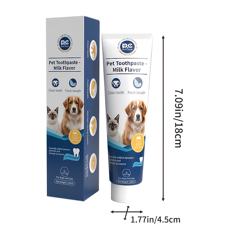 3pcs Pet Toothpaste Set - Specially Designed for Puppies And Kittens, Gently Cleans Teeth, Freshens Breath, And Protects Delicate Gums with a Mild Formula, Suitable for Safe Daily Care of Senior Pets As Well - Image 8