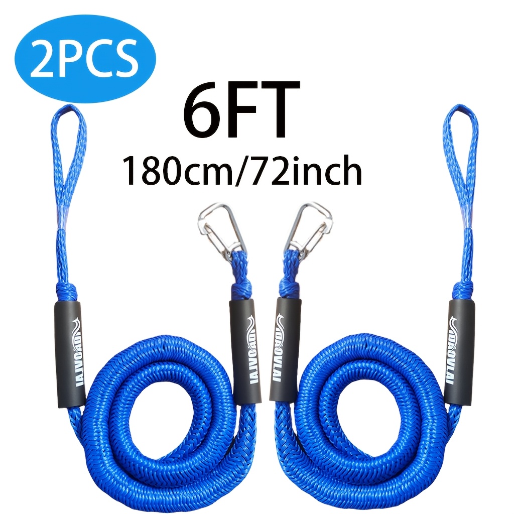 IDAOVLAI Bungee Dock Rope with Shock-Absorbing Elastic Cord