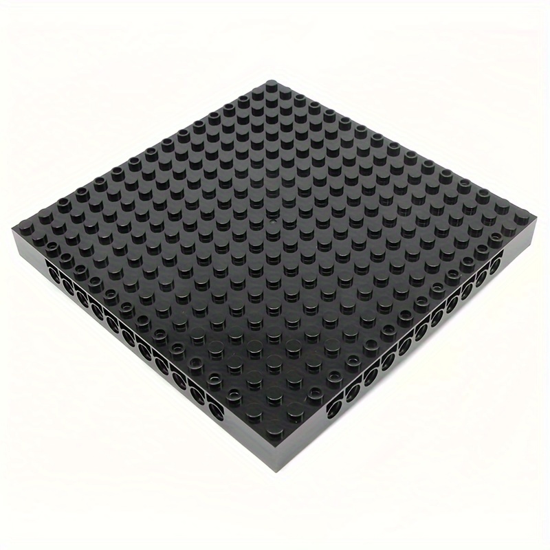 9pcs black and   bricks set pixel art thick   16x16 studs interlocking blocks abs material with holes for creative combination ideal   6 8 halloween and christmas gifts 0
