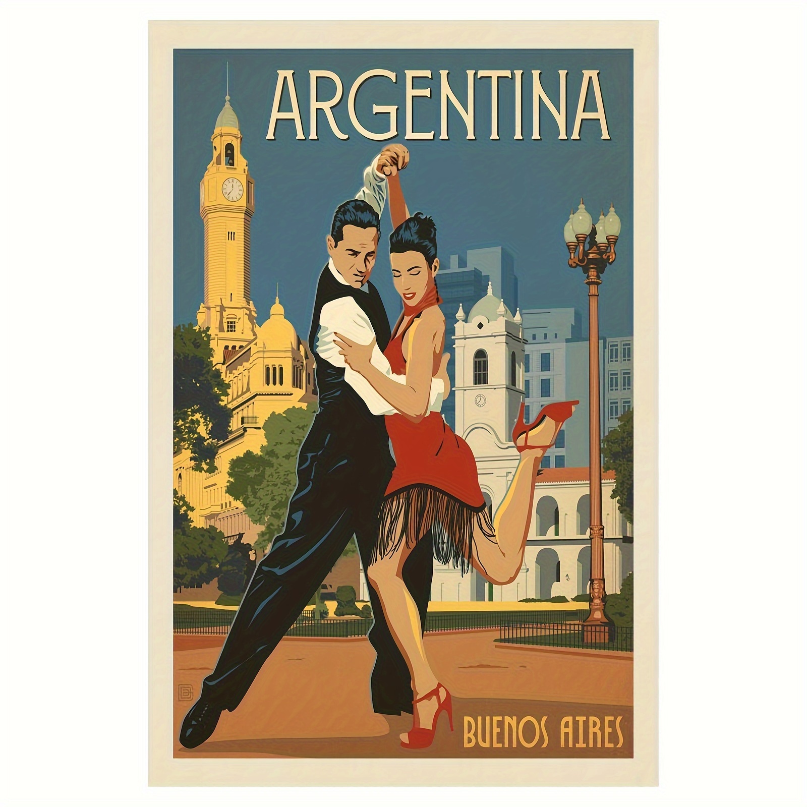 argentina dancers canvas print high quality fabric classic theme artwork for home decor 7