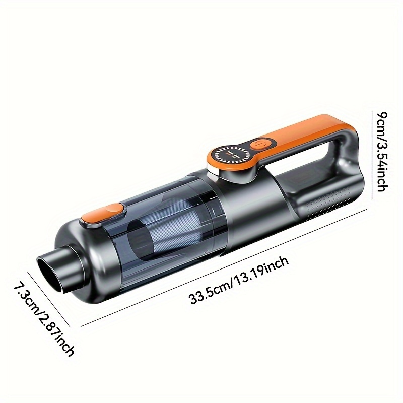 Portable Wireless Handheld Vacuum Cleaner with Strong Suction, USB Rechargeable, One-Click Dust Discharge, Includes Multiple Accessories, Suitable for Cars, Homes, and Offices, Vacuum Cleaner for Home, Office Cleaning, Sleek Design, Durable Construction, Powerful Suction, Car Owners, Home Cleaning, Compact Design, Lightweight Cleaner, Car Owners