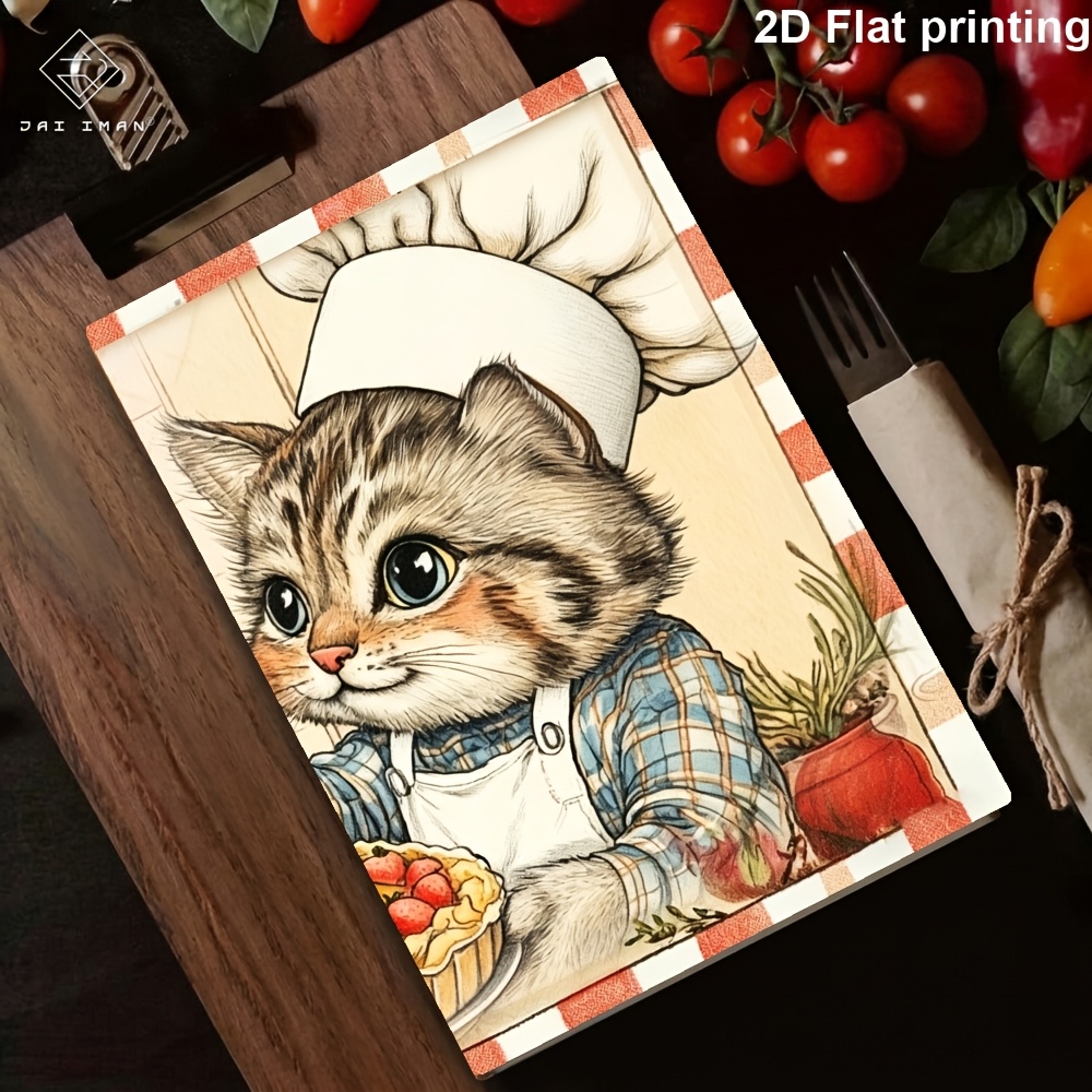 TEMU JAI IMAN 96 Pages ( Non Répétitifs) Format A5 Cahier Coloré Écrivable avec d'Ingrédients pour la Création de Cartes, Cadeau de Noël, des