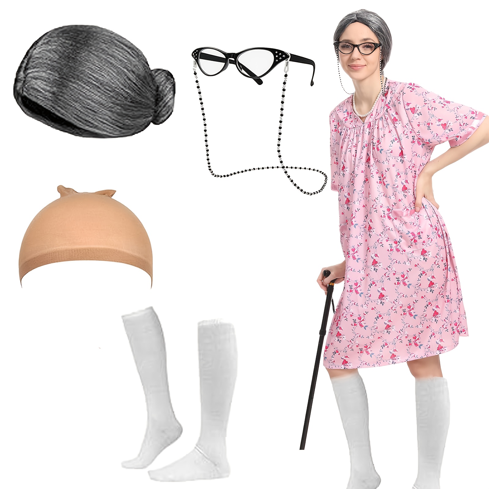 old woman costume sold on Temu Australia