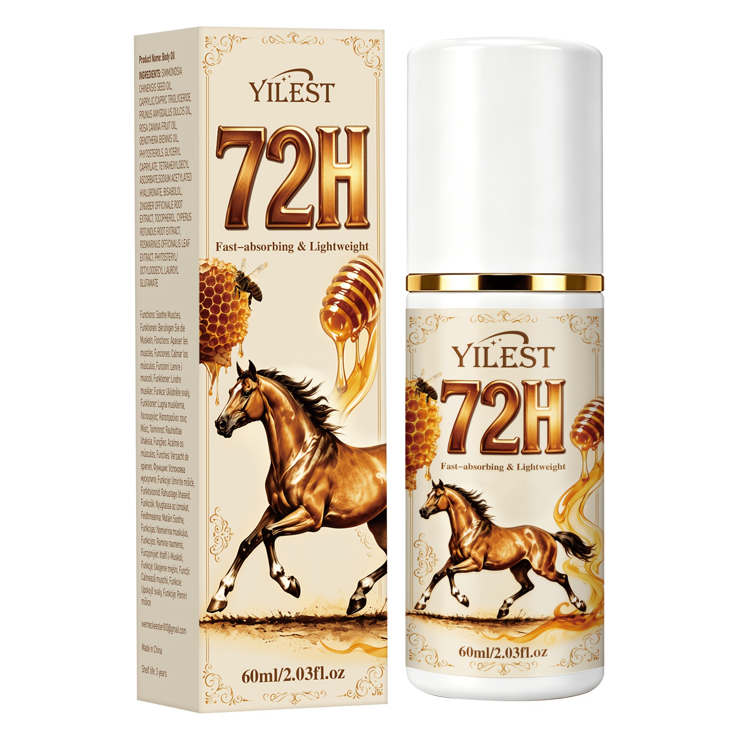 Image of Yilest 72h Magnesium Spray - Ultra- Formula For Joint Skin & Muscle Skin - Care - Fast Absorbing Moisturizer For Athletes, Sitting All Day, Back Skin, Neck Skin, Knee Skin & All Joint Skin