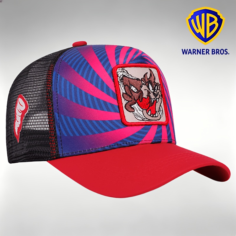 WB Blagovna Znamka Vintage Kapa Tasmanijski Hudič, Primerna za Moške in Ženske, Nastavljiva Snapback s 3D Vezenim Tasmanijskim Hudičem, Zračna
