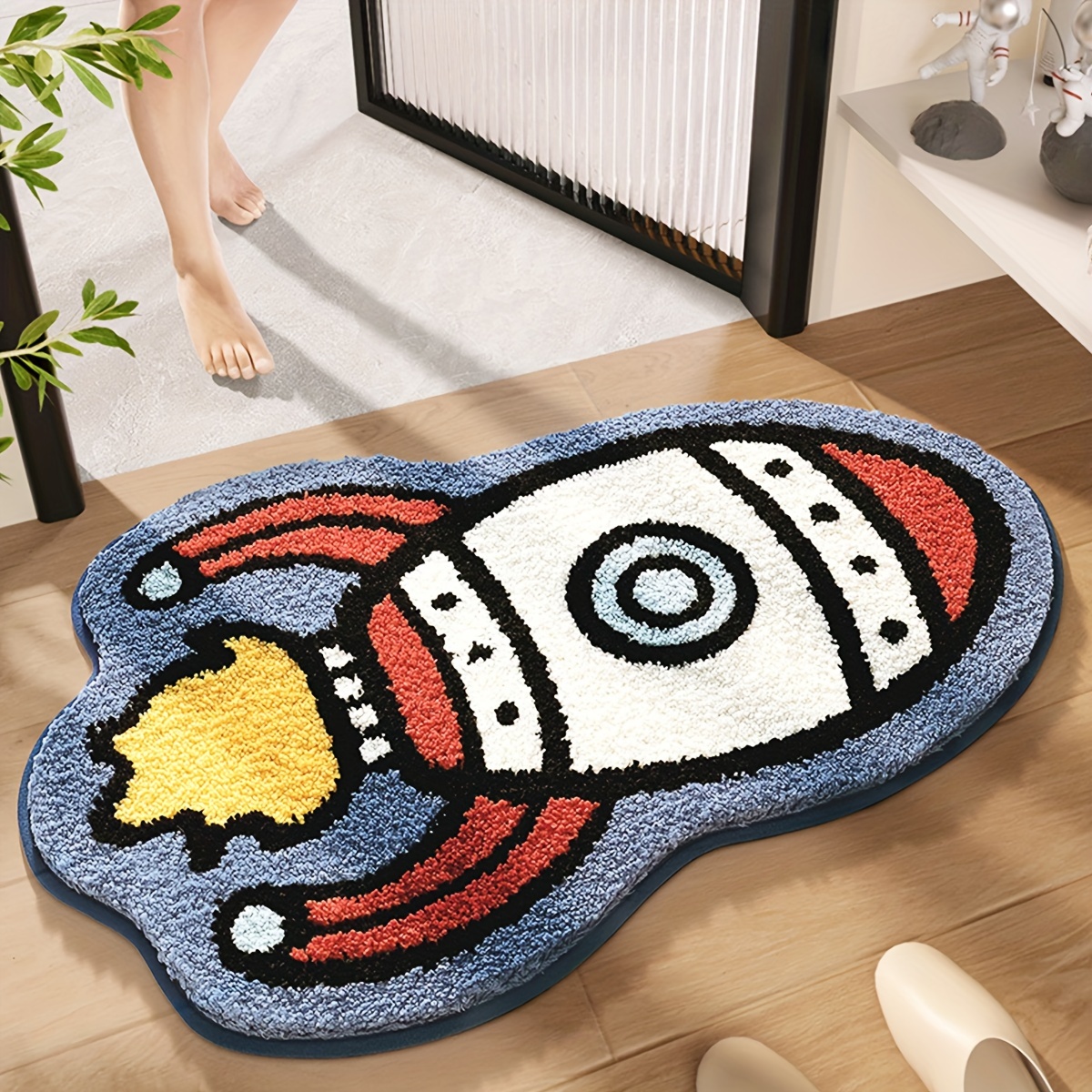 

Xthis Product Is From The Daijiang Brand. Please . The Plush Material Is 1pc Of Ship Bedroom Or Bathroom Carpet. Anti-slip And Machine Washable. 100% Polyester Bathroom Mat; Decorative Area Carpet