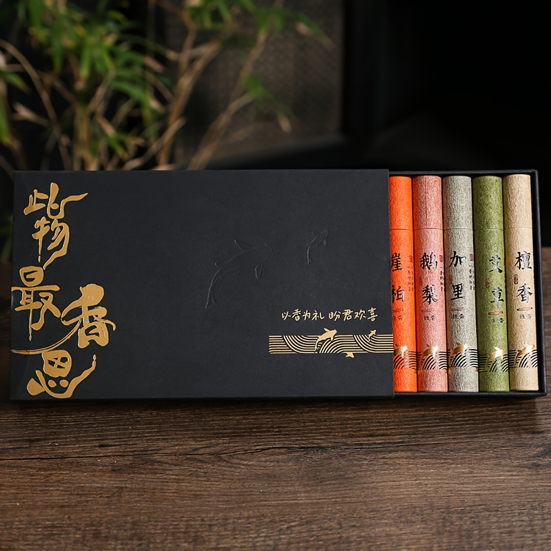 

12pcs Set Of Incense Relax Sticks With Sandalwood, Agarwood, And Scents For Indoor Decoration, Toilet , Meditation, Yoga, Air , And Creative Small Gifts Suitable For Festivals And Birthday Parties