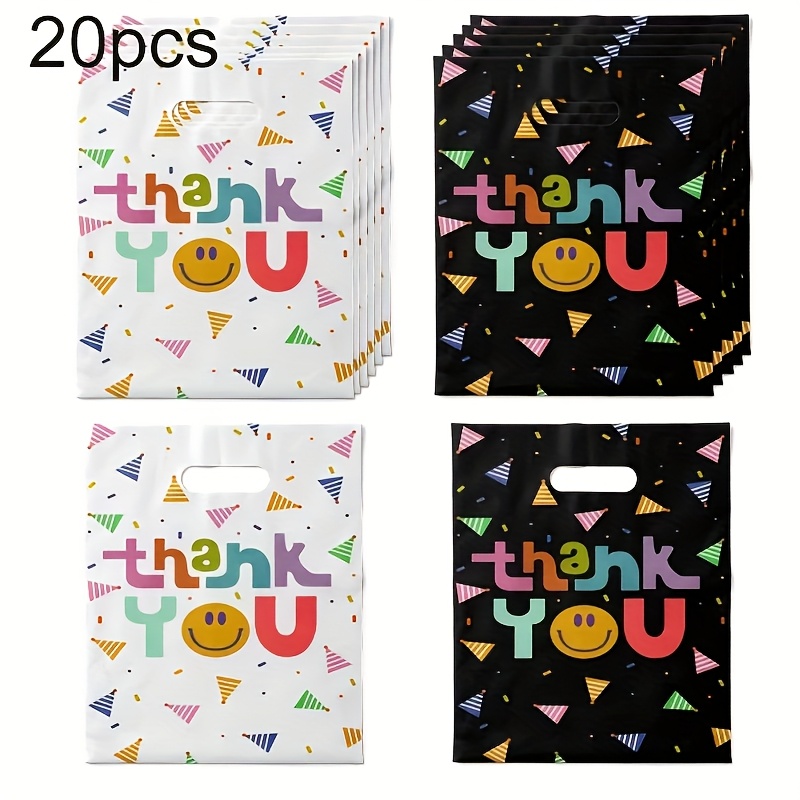 Thank You Gift Bags, Colorful Elements, Cute, High-end Small Size Gift Handheld Packaging Bag