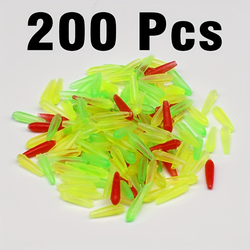 Image of 100pcs/200pcs Random Rubber Kit Drift Seat Outdoor Float Rest Fishing Adapter Soft For Sea Carp Fly Fishing Spinner Bait Accessories
