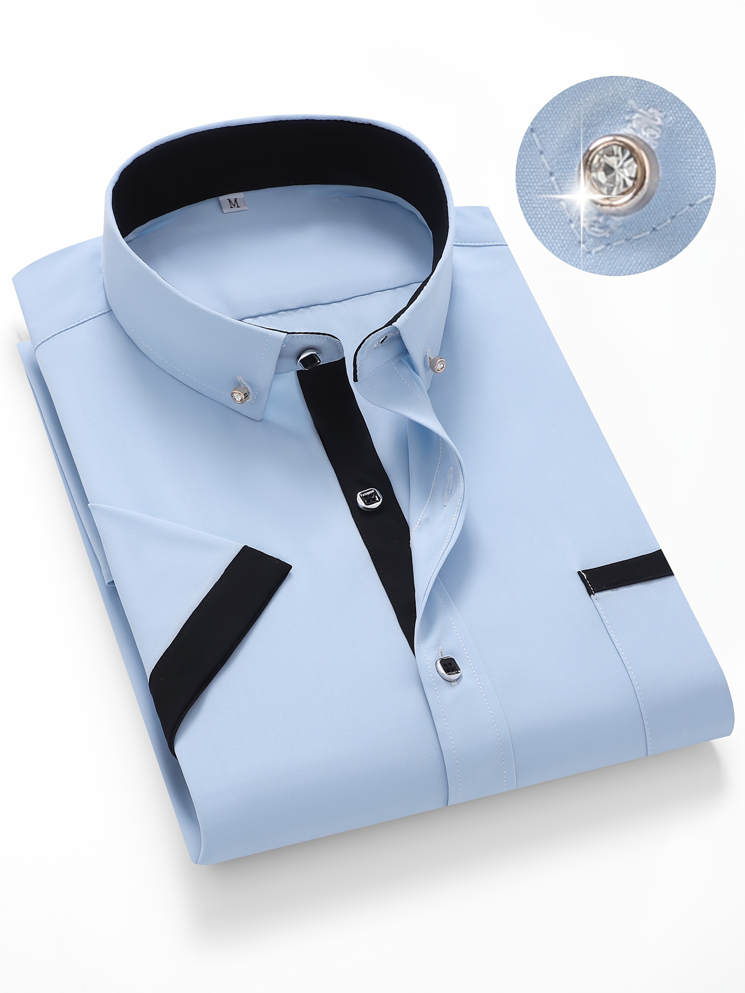 half sleeve shirt formal dress code White Cotton Lycra Half Sleeve Shirt