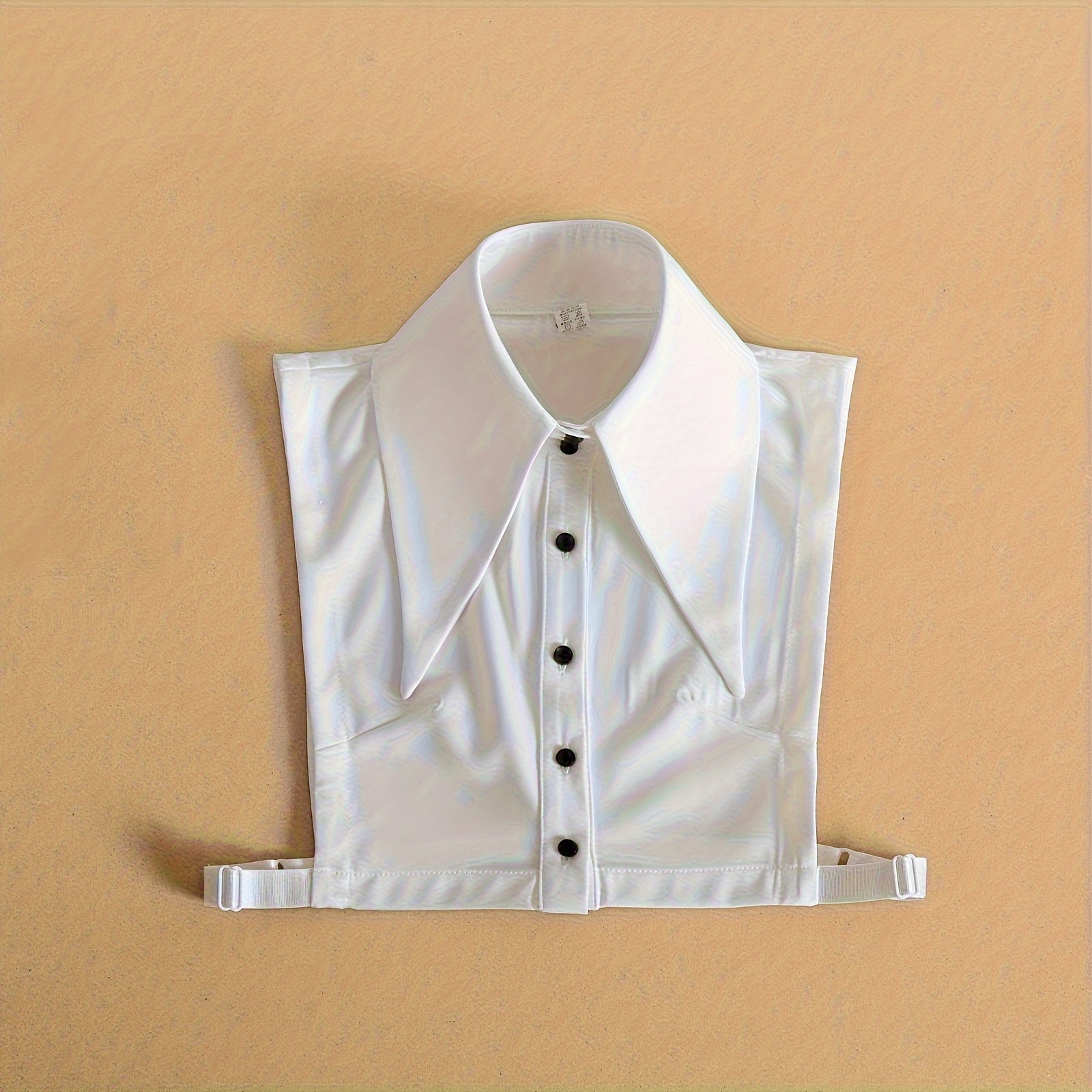 

Women's Detachable Half Shirt Fake Collar, Pointed Lapel Faux Collar , Decorative Collar Accessory In