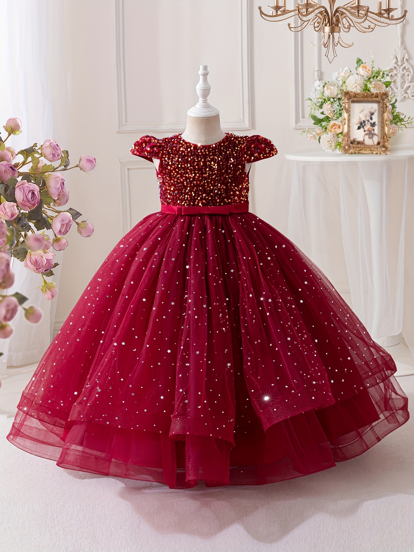 girls tulle dress sold on Temu United States