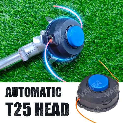 variea-1pc cabeça de corte de linha dupla t25 (incluindo 1 linha de corte e aparador) - o aparador foi projetado para cortadores de - m10*1.25lhf, apresentando durabilidade e resistência ao , adequado para corte de e paisagismo
