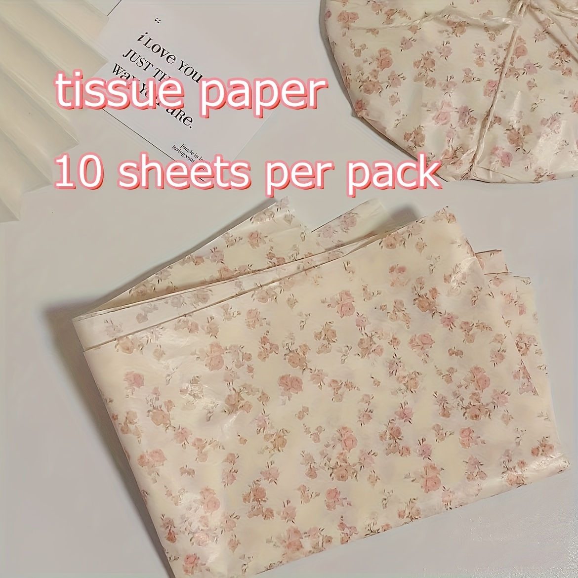 TEMU 10 pezzi Carta da regalo vintage 14*20 pollici Carta adatta per feste compleanno decorazioni di matrimonio, carta da regalo, carta , forniture