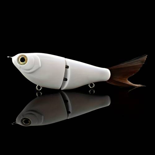 fishing lure swimbait unpainted abs material bait for men single pack ideal for thanksgiving day artificial bait