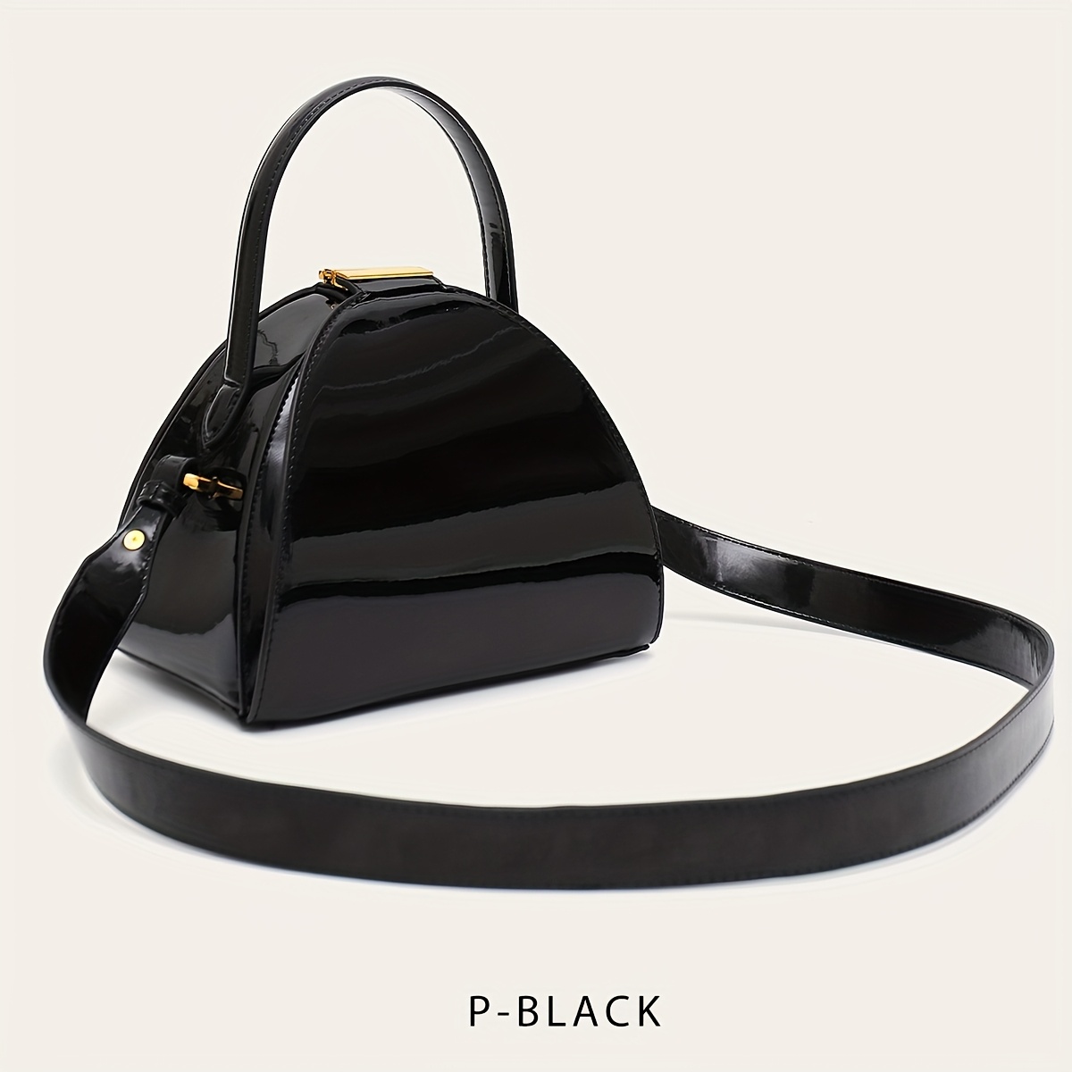 CEZIRA Women's Minimalist Elegant PU Vegan Crossbody Bag with Adjustable Long Strap & Top Handle, Squeeze Lock Closure, Box Shape Design - White & Pink, Versatile for Daily Commute, Work, Casual Outings, Crossbody Purse, Sleek Handbag, Travel Accessory, Modern Style, Highquality Finish, Compact Purse, Stylish Ladies