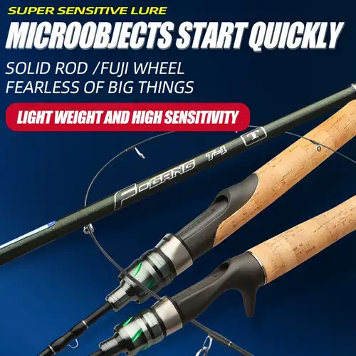Ultralight Carbon Fishing Rod Eva Handle Perfect Bass Carp - Temu