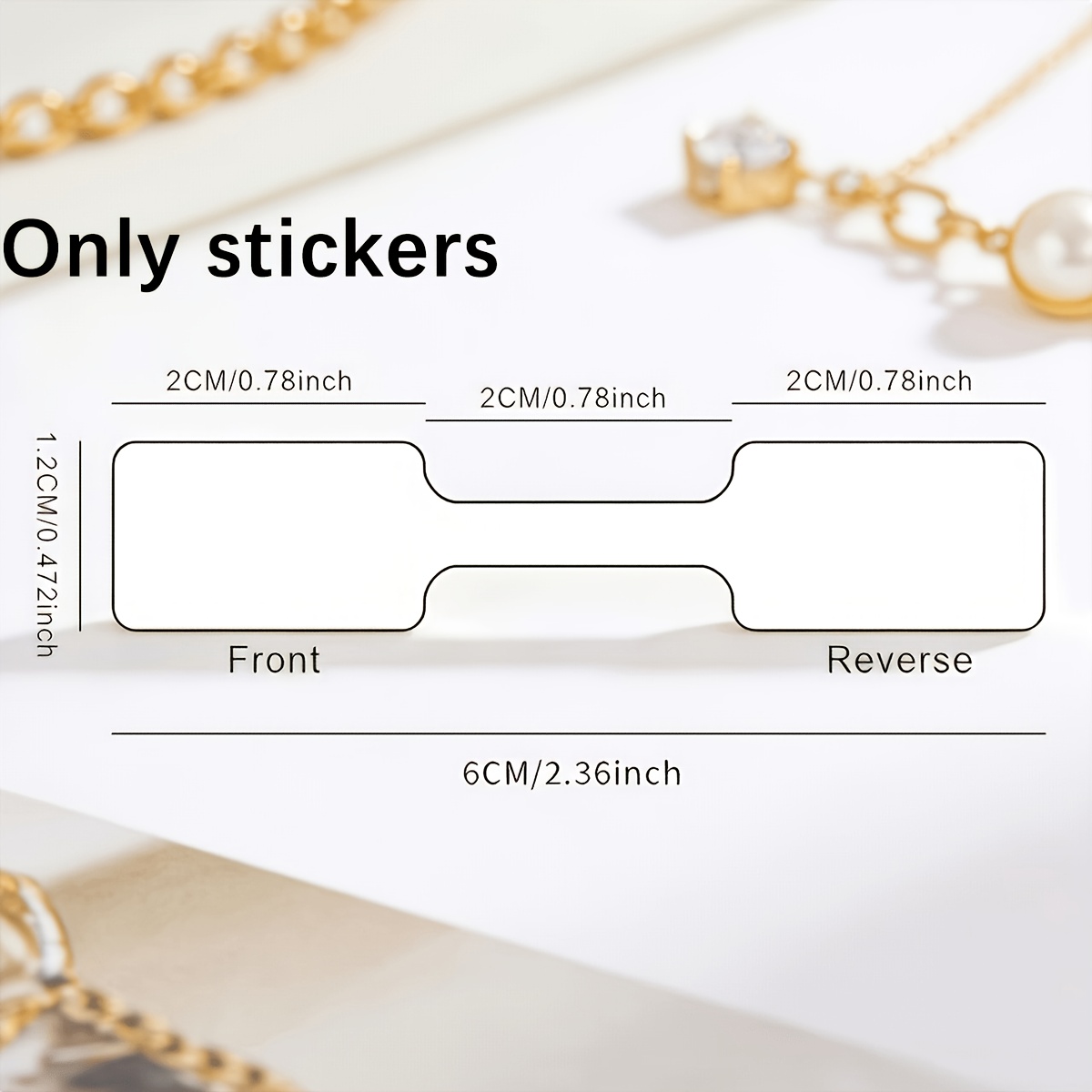 TEMU Personalized Custom Jewelry Label Stickers, Custom Printed Logos And Text, Self-adhesive Stickers. Suitable For Ring, Earring, And Bracelet