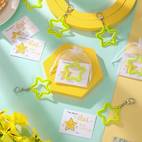 25 sets reflective star key chains bulk inspirational gift for student you are gift cards for prize student rewards motivational gifts fun accessories reflective design durable keychain quality material bulk keychains keychain set