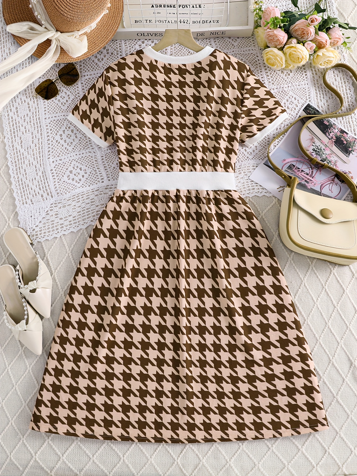 teenager casual dress Katie J NYC Girls Gwendolyn White / Y/XL (14) lasting wear TZEWGL Teen Girls' Dresses Casual
