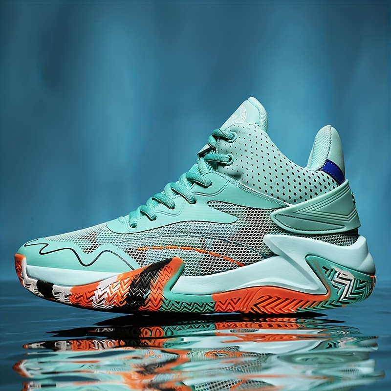 mens high top basketball shoes breathable mesh anti slip durable lightweight sneakers for students Product details 7