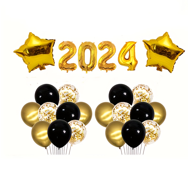 Neuf An Ballon Fête Arche 2024 Réveillon A Bientôt Bannière