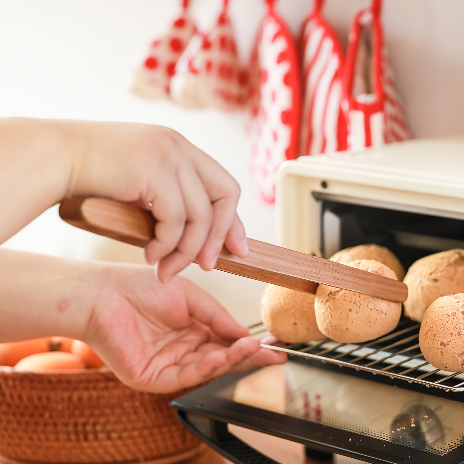 

Wooden Tongs - , For Grilling , & Pasta |