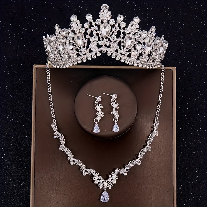 3 Pièces Kit D'accessoires Décoratifs En Strass Baroques - Temu France