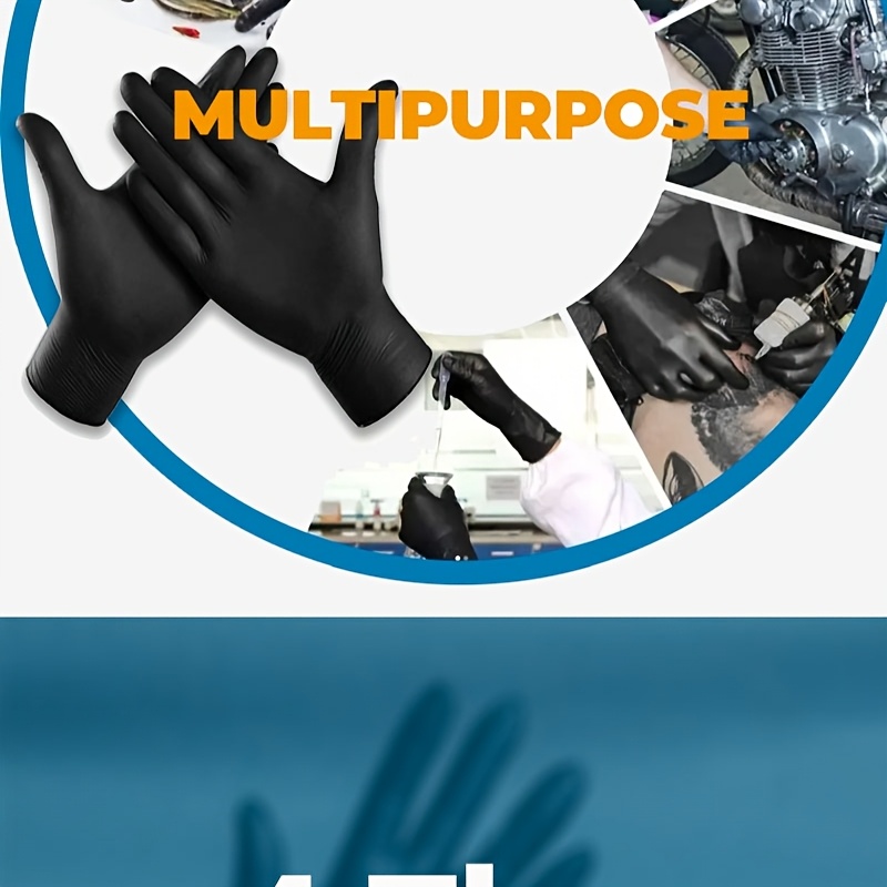 100pcs Heavy Duty Disposable Gloves for Cleaning