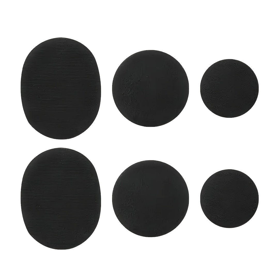 Image of 6pcs Self-adhesive Shoe Hole Repair Patches, Upper Repair Stickers, Wear-resistant Sneaker Upper Patches, Leather Shoe Hole Fix Stickers & Casual Shoe Heel Anti-wear Pads